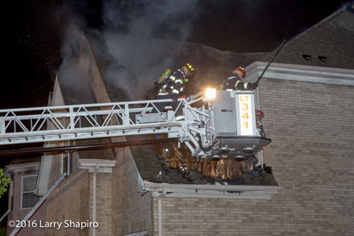 Lake Zurich Firefighters battle a house fire in Hawthorn Woods IL at 1360 Louis Court 5-25-16 Larry Shapiro photographer shapirophotography.net